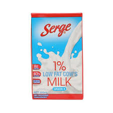 Serge 1% Low Fat Cow's Milk 250ML